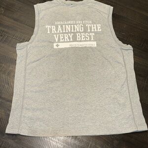 VTG Y2K A&F Men’s Abercrombie & Fitch Gray Athletic Sleeveless Muscle Tank Shirt